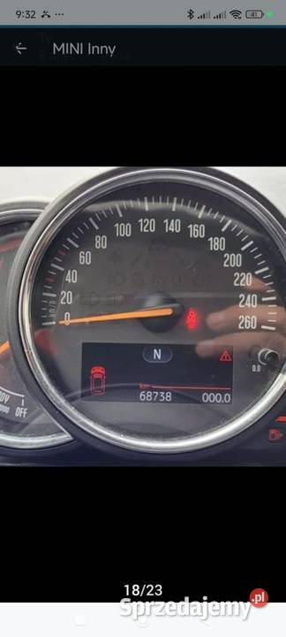 Mini One 12 przebieg 68 2016r benzyna Kielce