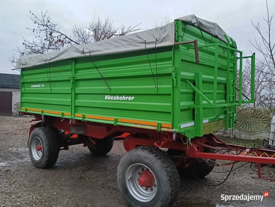 Przyczepa 3 strony wywrot 16 T Przyczepy rolnicze kujawsko-pomorskie Włocławek