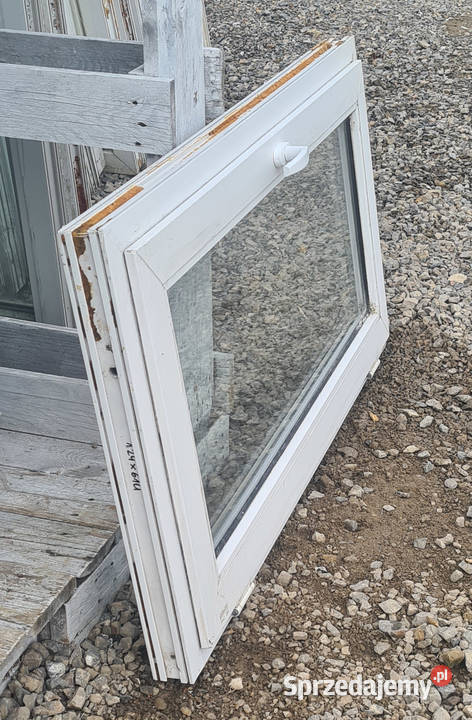 OKNO KacprzaK 124x61 Okna Używane Plastikowe PCV Lublin