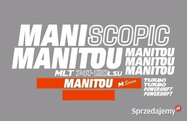Naklejki oklejenie MANITOU MLT 741120 LSU Janików