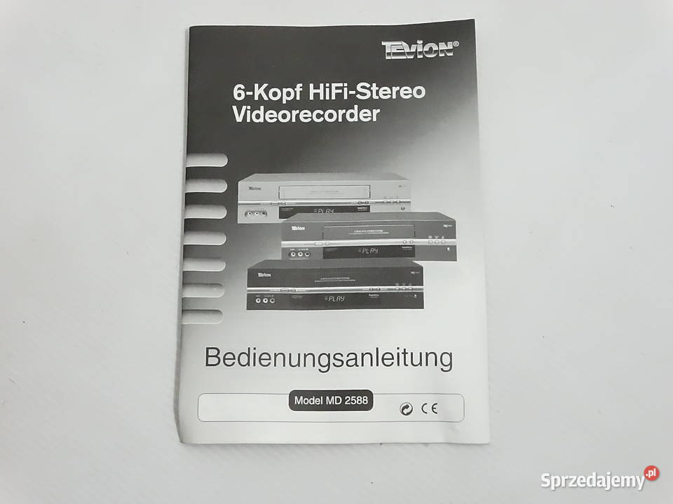 Magnetowid 6Głowicowy Tevion MD 2588 HiFi Stereo