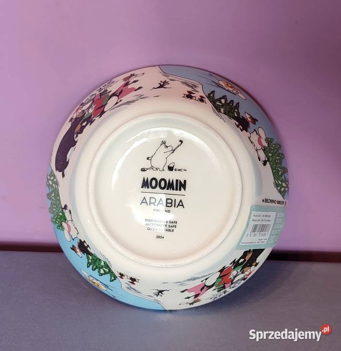 Muminki MISECZKA Moomin Arabia Finland ZIMA 2024 Wyposażenie wnętrz Jasień