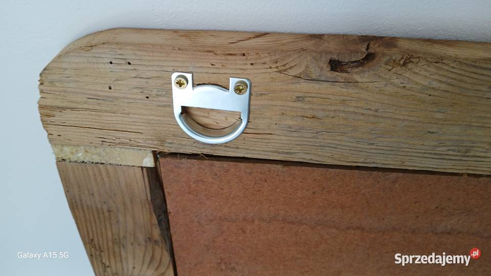 Duże lustro w drewnianej ramie Lustra Wałbrzych sprzedam