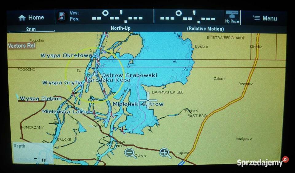 Chartplotter Raymarine Es 75 nawigacja