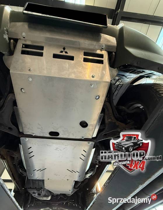 KOMPLET Osłon Aluminium 6mm MITSUBISHI PAJERO 4 warmińsko-mazurskie Pasłęk sprzedam