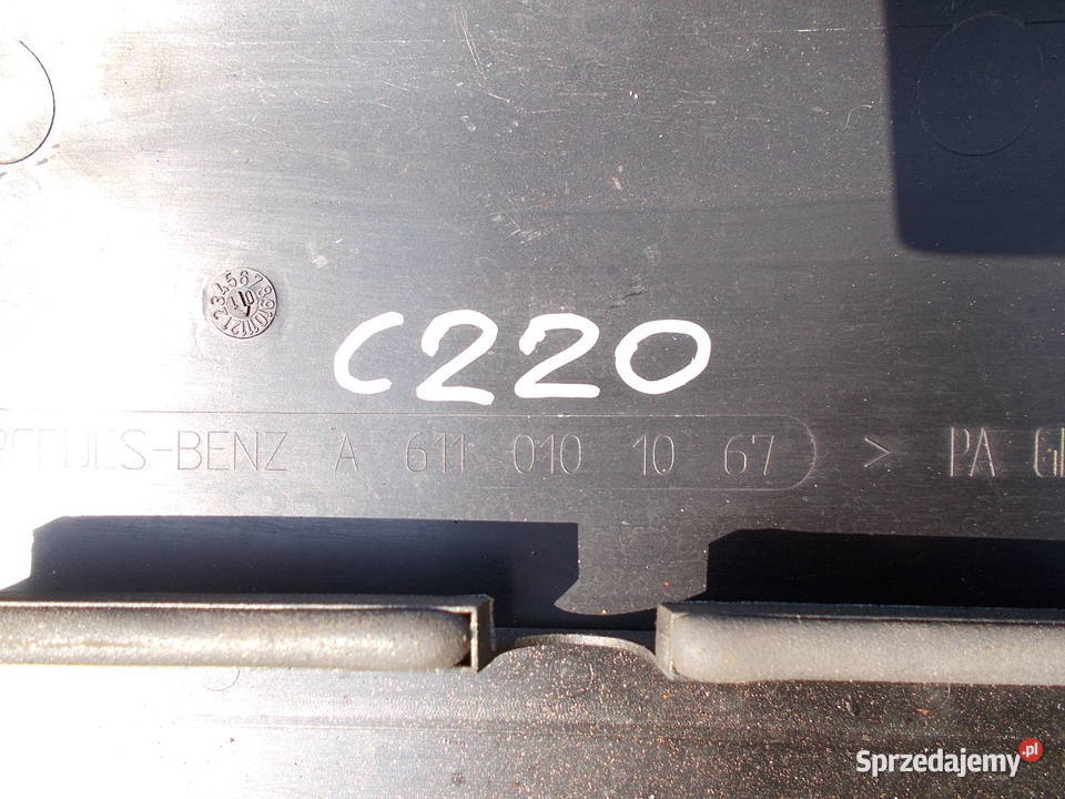 mercedes C220 01r 22 dci pokrywa silnika osłona osobowe Zamość sprzedam