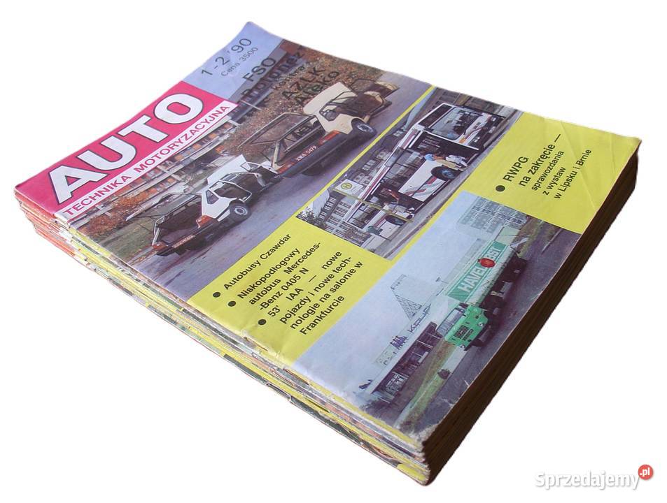 Auto Technika Motoryzacyjna pełny Rocznik 1990 Kolekcje Łódź sprzedam