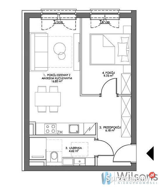 Mieszkanie Sztutowo Ogrodowa 3737m2 Rok budowy 2024