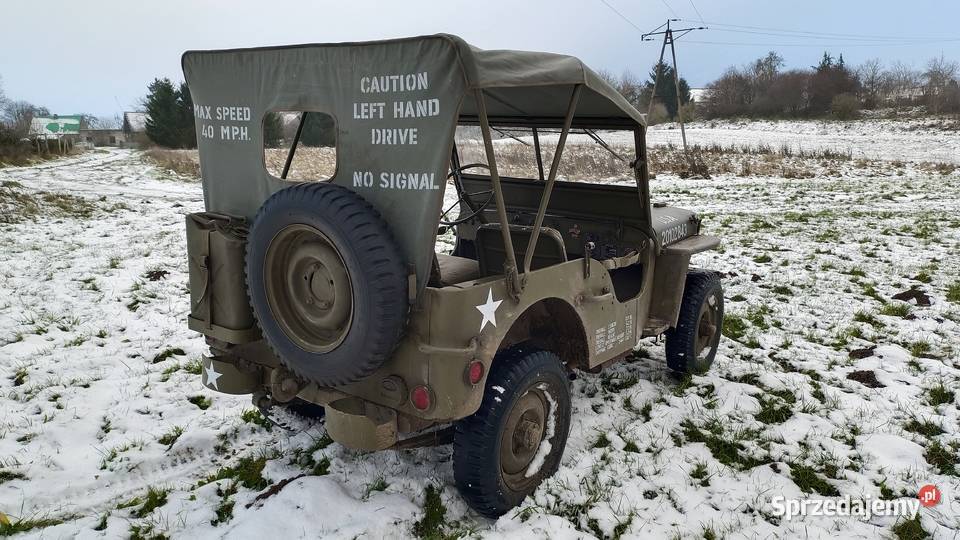 Willys MB Jeep zabytek zachodniopomorskie Trzebiatów
