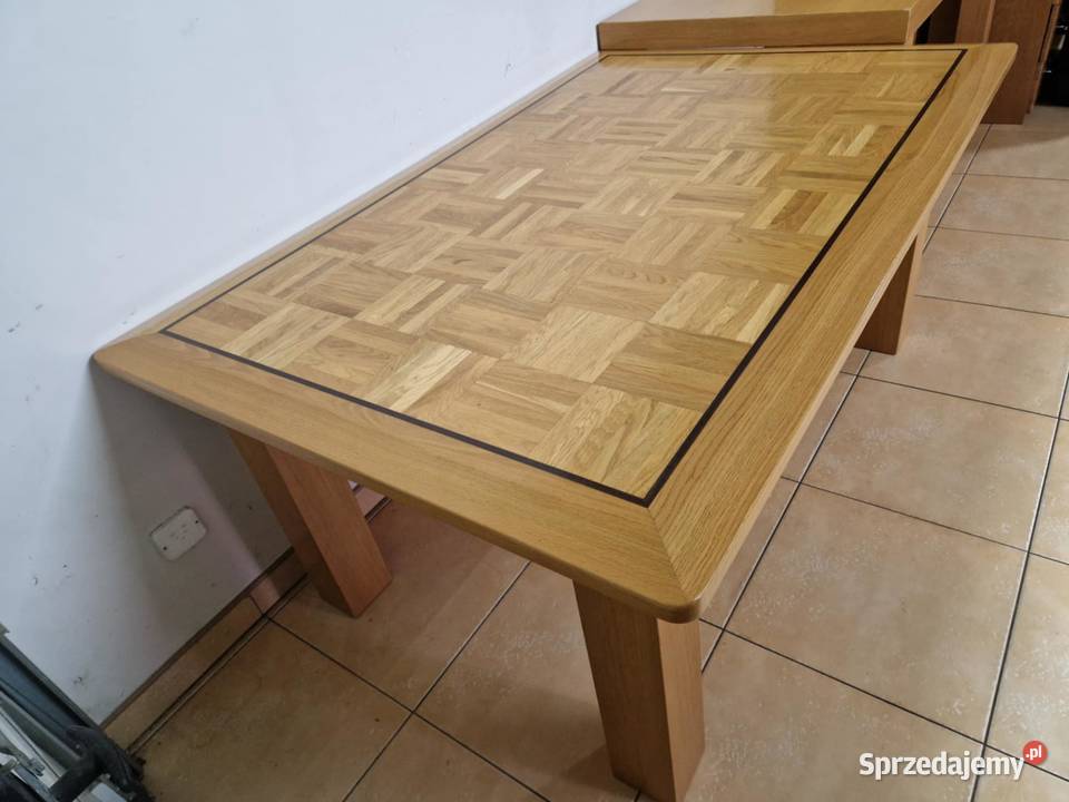 Stół Ława Drewniany Drewno Ciężki 170x110