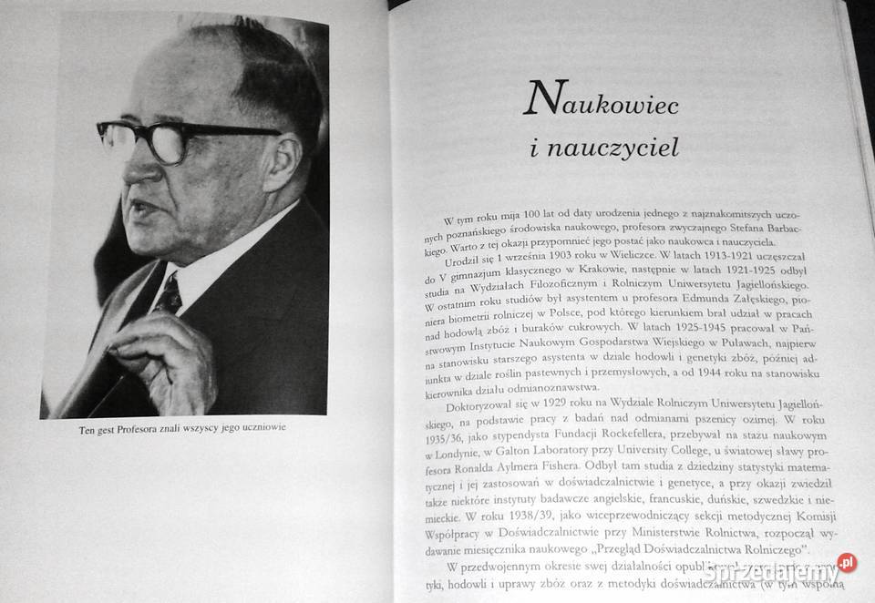 Profesor Stefan Barbacki 19031979 w setną Rok wydania 2003 Chełm sprzedam