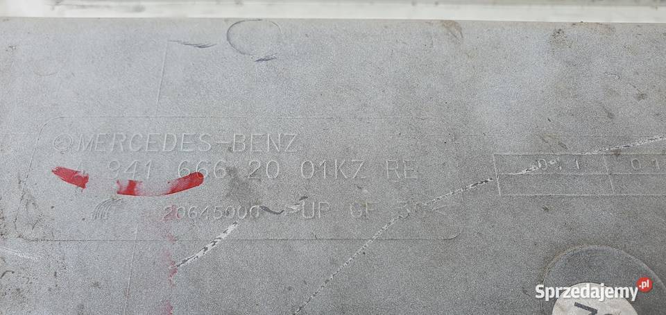 ACTROS MP2 MP3 STOPIEŃ NADKOLE GÓRNE 9416662001 Bieleń