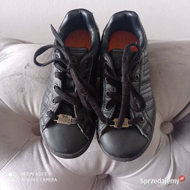 Lonsdale buty skórzane 28 czarne Rozmiar 28 Trzewiki i półbuty Lubartów