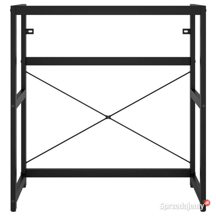 Stelaż pod umywalkę czarny 79x38x83 żelazny Warszawa