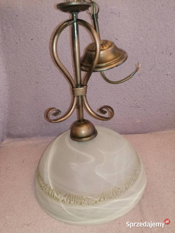 Unikalna ładna lampa sufitowa z PRL Zawiercie
