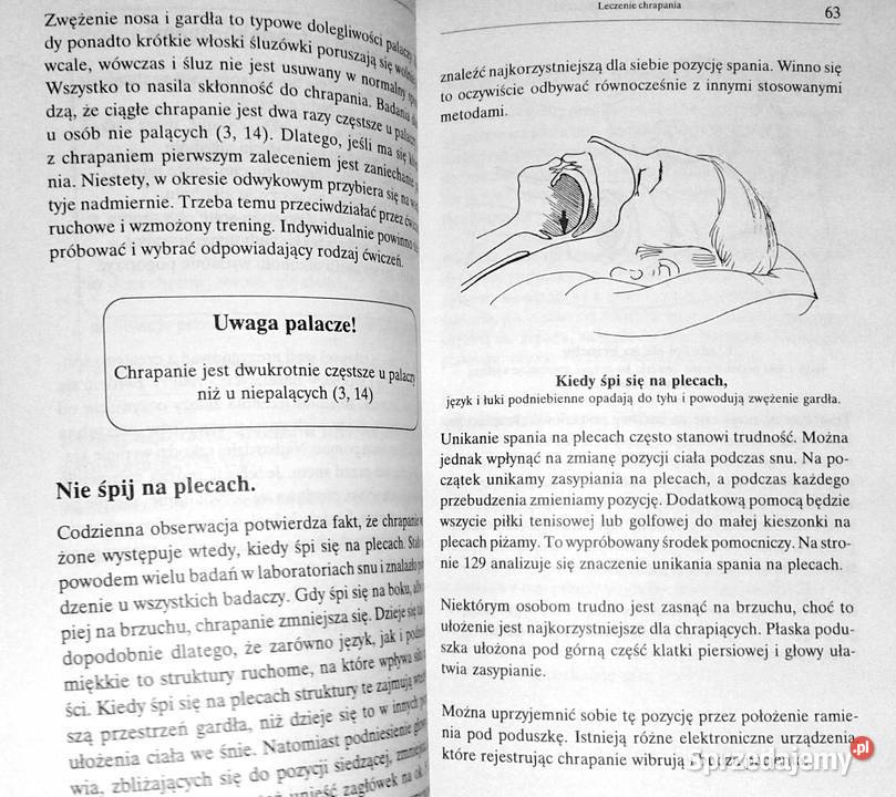 Przestań chrapać zacznij żyć Tore Strandell Rok wydania 1996 lubelskie