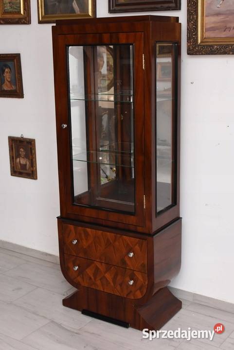 Witryna Art Deco Gablotka Serwantka Salon Kraków