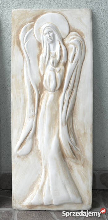 PŁASKORZEŹBA GIPSOWA 74 x 30 ANIOŁ 3Dart