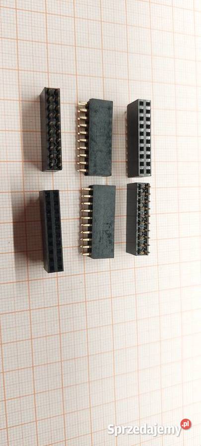 Gniazdo kołkowe żeńskie Gold 2x10 20 DIP 24 Części i akcesoria Czechowice-Dziedzice