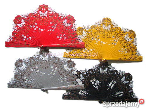 przepiękne drewniane WACHLARZE hiszpańskie mazowieckie Warszawa