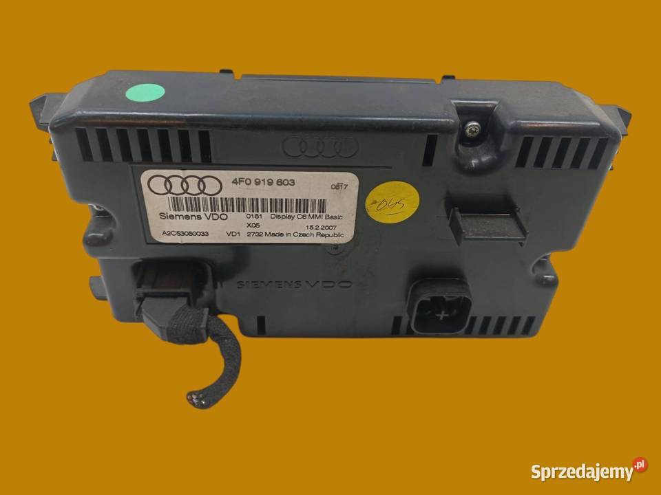 WYŚWIETLACZ ORG ŁADNY 4F0919603 Audi A6 III sprzedam