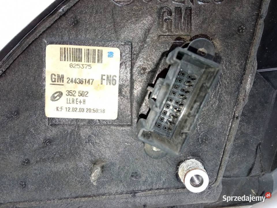 LUSTERKO PRAWE 5PIN EUROPA 24436147 Opel Vectra