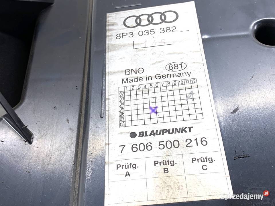 SUBWOOFER AUDI A3 8P 8P3035382 Hatchback 0313