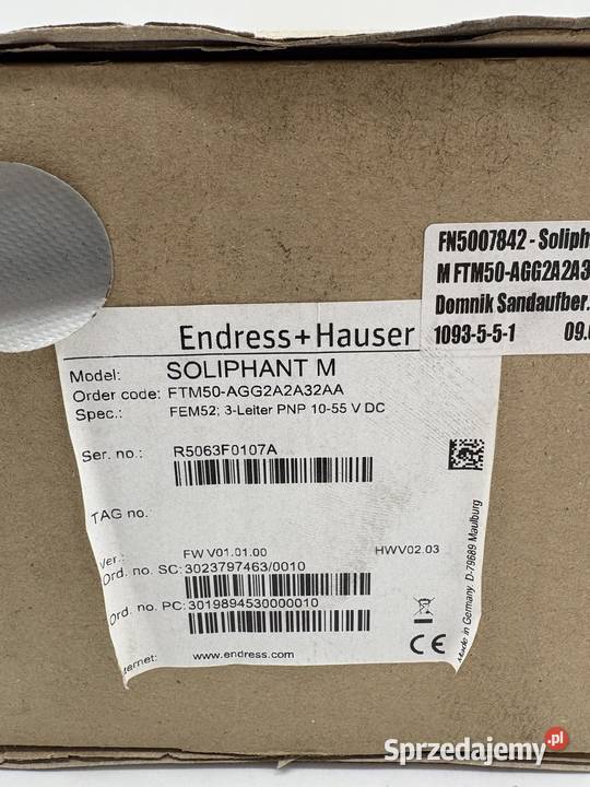 EndressHauser FTM504GG2A2A32AA Soliphant M Warszawa