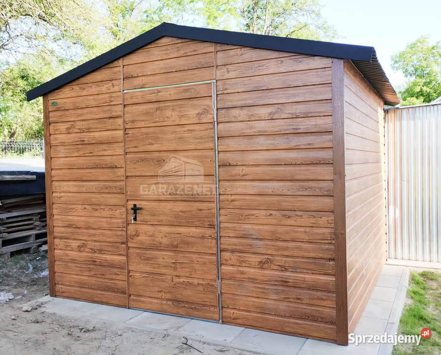 SCHOWEK DOMEK OGRODOWY 3M X 3M DWUSPAD DRZWI Łapanów