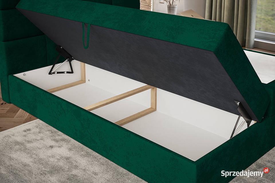 Łóżko kontynentalne ALFA 120140160180x200 z 120cm