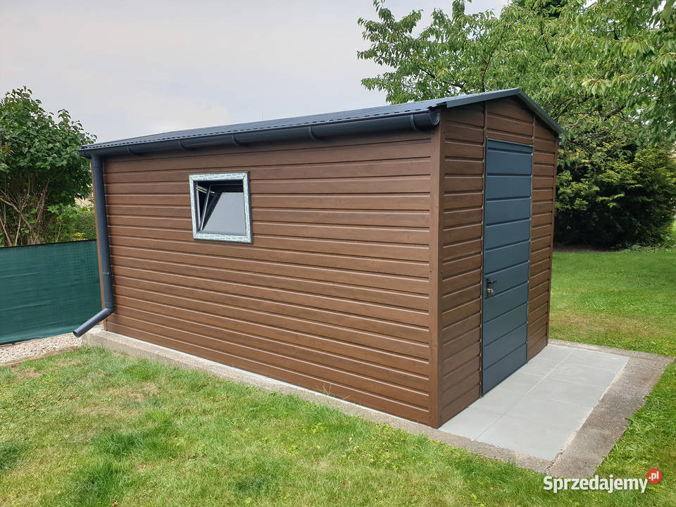 Domek ogrodowy 2545m orzech ciemny grafit matowy Radom