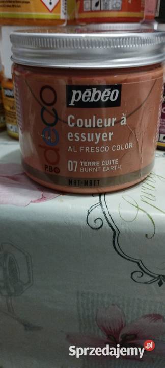 farba pebeo 150ml kolor 07 burnt earth terre Zamość