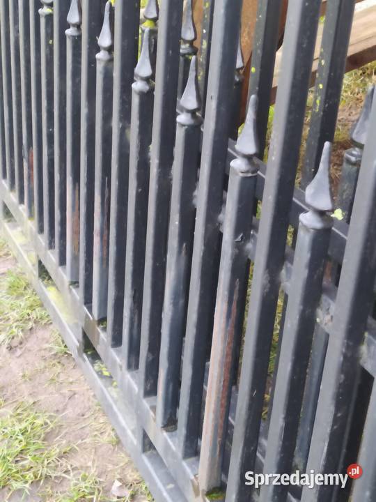 Brama rozwierna 360m furtka 1m Dąbrowice