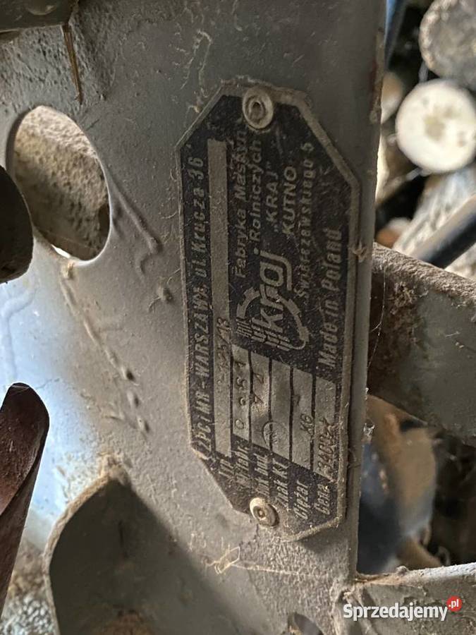 Siewnik konny na traktor Kraj 1974 Lutoryż