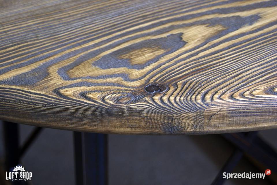 Stół industrialny NASSAU okrągły stół loftowy śr Jelcz-Laskowice