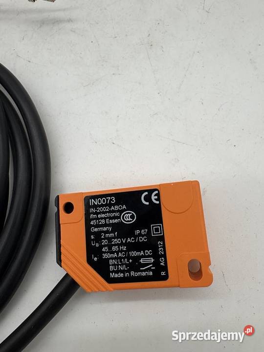 IFM IN0073 Czujnik indukcyjny Warszawa sprzedam