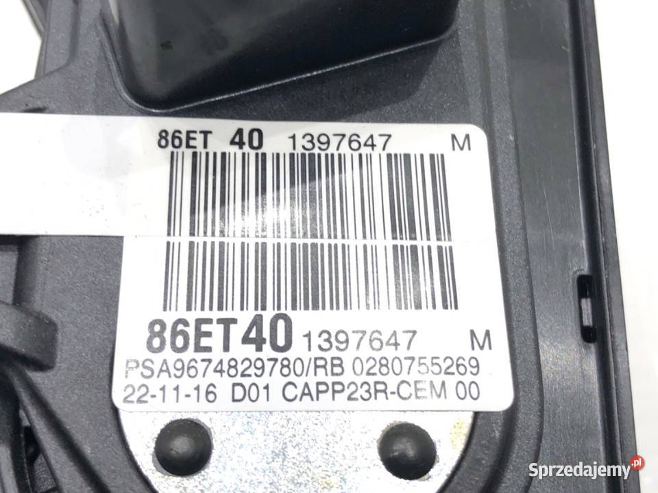 POTENCJOMETR GAZU CITROEN C4 PICASSO II