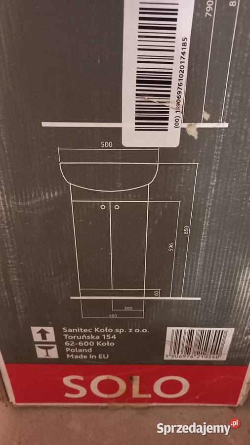 Sprzedam umywalkę z szafką łazienkową nowe Wyposażenie wnętrz