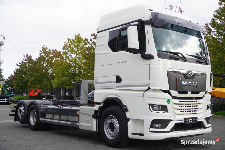 MAN TGX 26470 6x2 COINTAINERKIPPER HYVA Kraków sprzedam