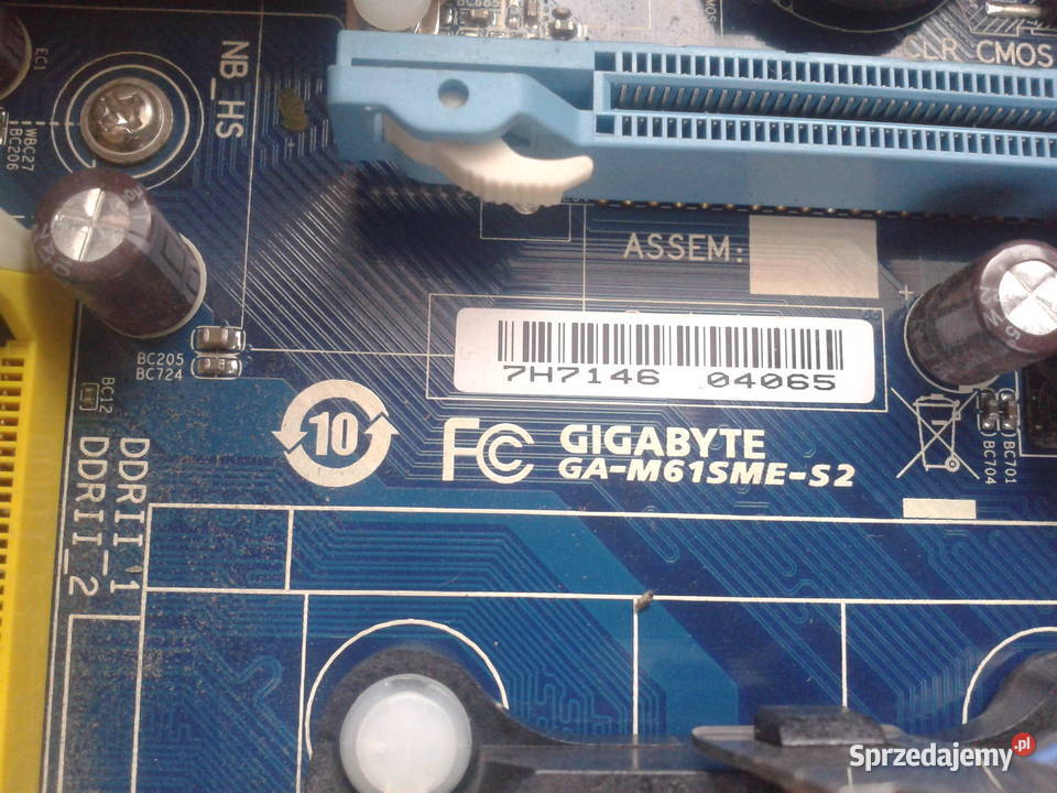 Płyta Główna Gigabyte GAM61SMES2 DDR2 Chełm