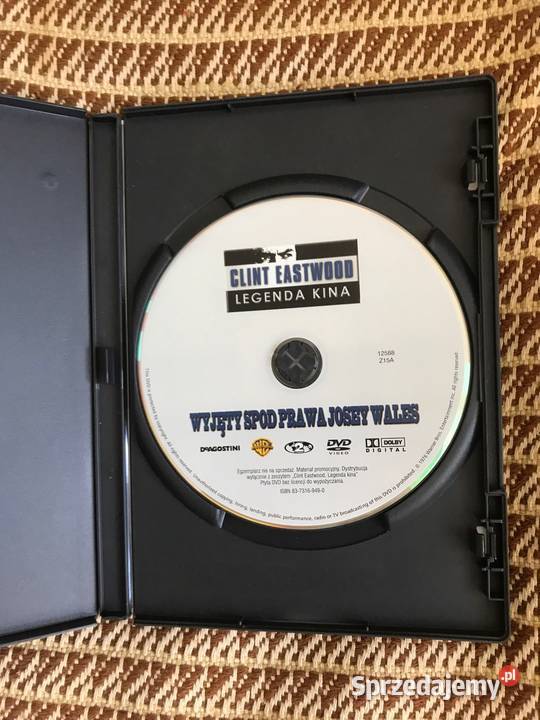dvd Wyjęty spod prawa Josey Wales i inne