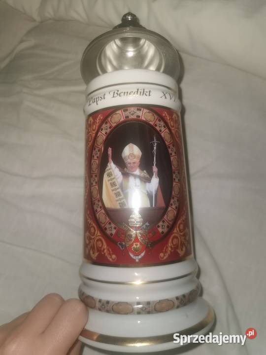 Kufel do piwa Benedykt XVI wielkopolskie Nowy Tomyśl