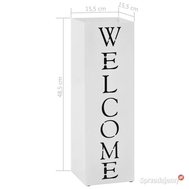 Stojak na parasole z napisem Welcome stalowy mazowieckie Warszawa sprzedam