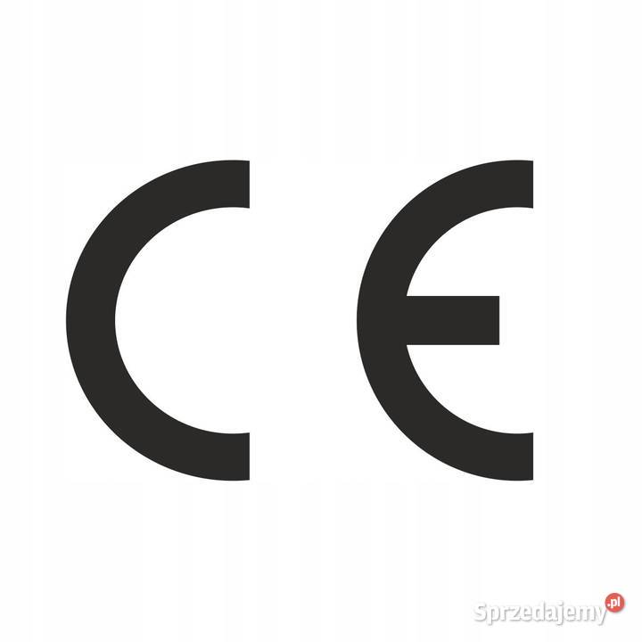 Certyfikat CE odporna naklejka CE 5 10 mm biała Biuro