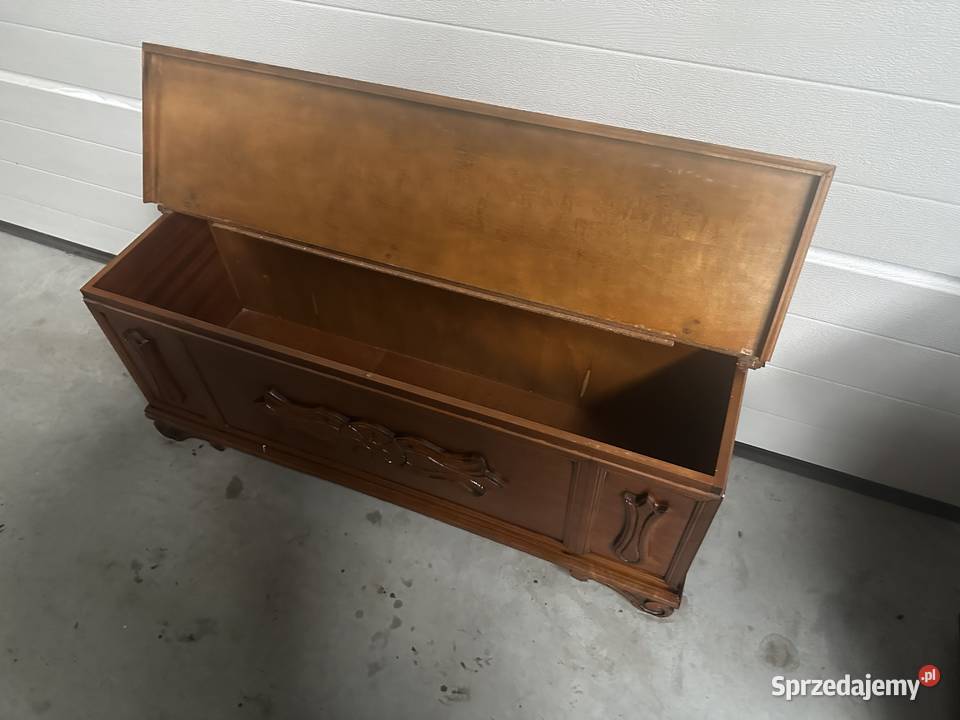 Drewniana skrzynia kufer 118 Pozostałe wielkopolskie Sławoszewek sprzedam
