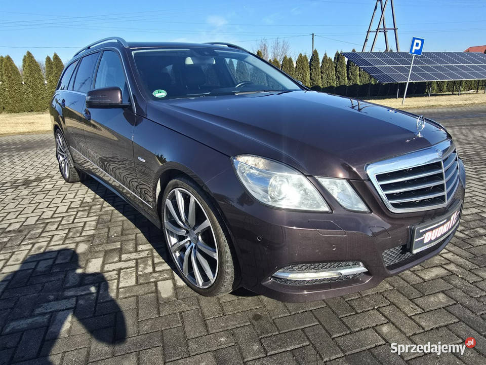 Mercedes E 200 20Kompresor światła LED łódzkie