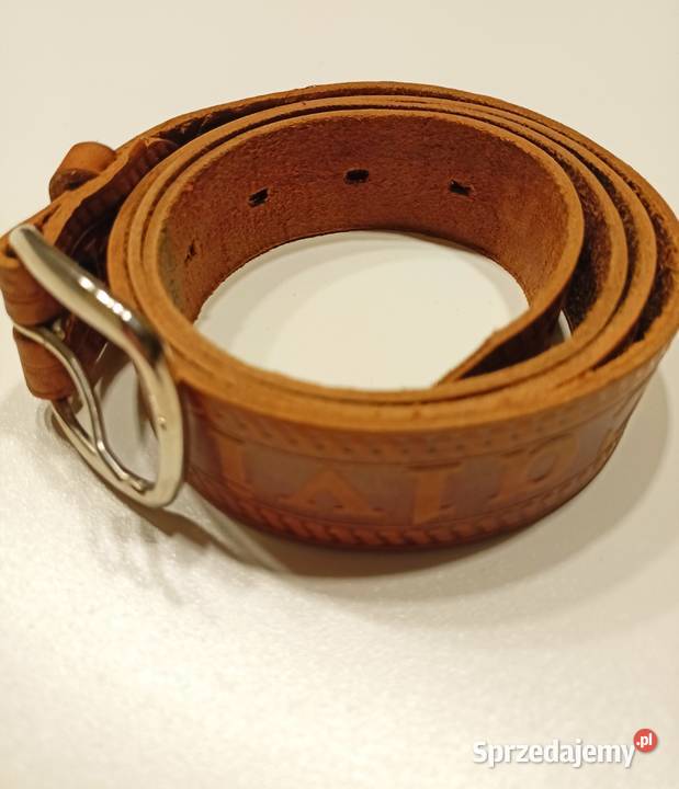 Pasek męski skóra Calvin Klein vintage Pozostałe Łódź