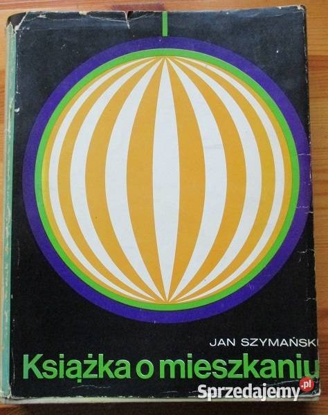 Książka o mieszkaniu Jan Szymański 1972r ślady łódzkie