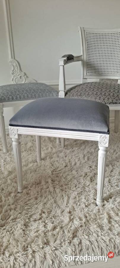 Stylowy fotel rafia pufa stołek ornament Fotele i pufy zachodniopomorskie Szczecin