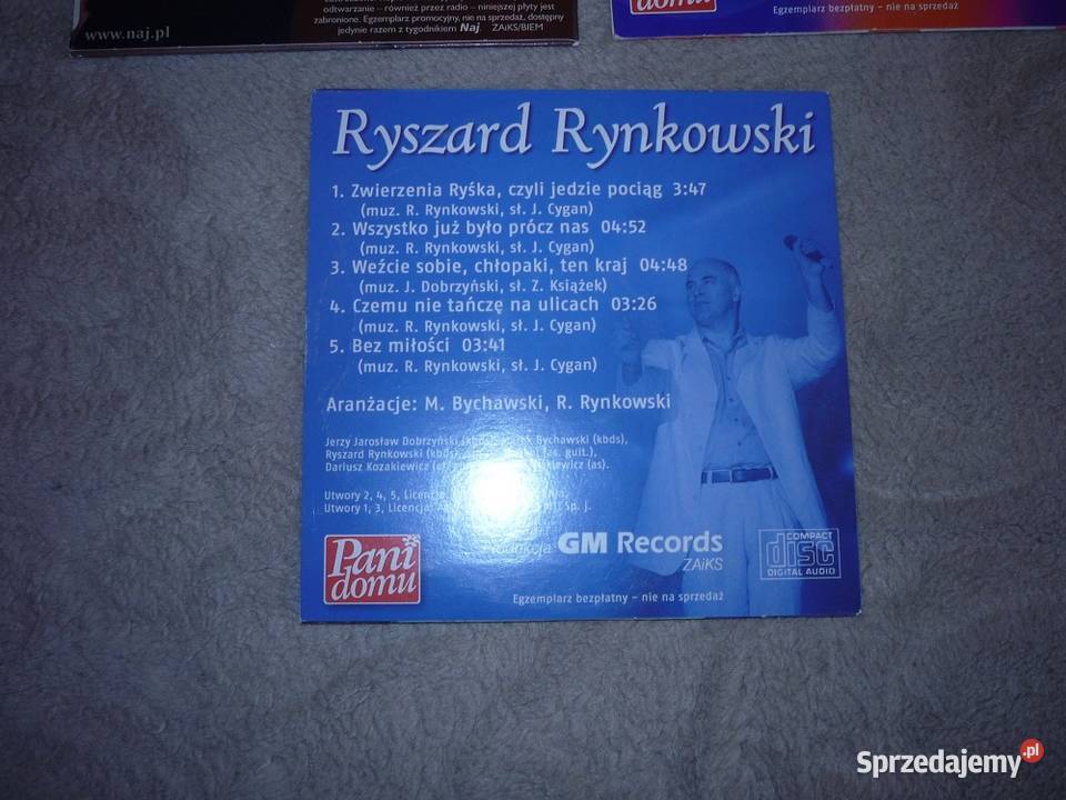 płyty cd Ryszard Rynkowski Płyty i kasety pomorskie Gdynia
